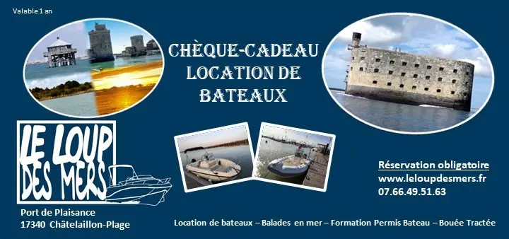 bon-cadeau - location bateau